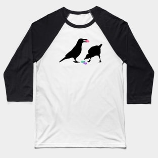 Easter Jelly Bean Crows Baseball T-Shirt